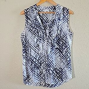 Cabi Sheer Short Sleeve Top